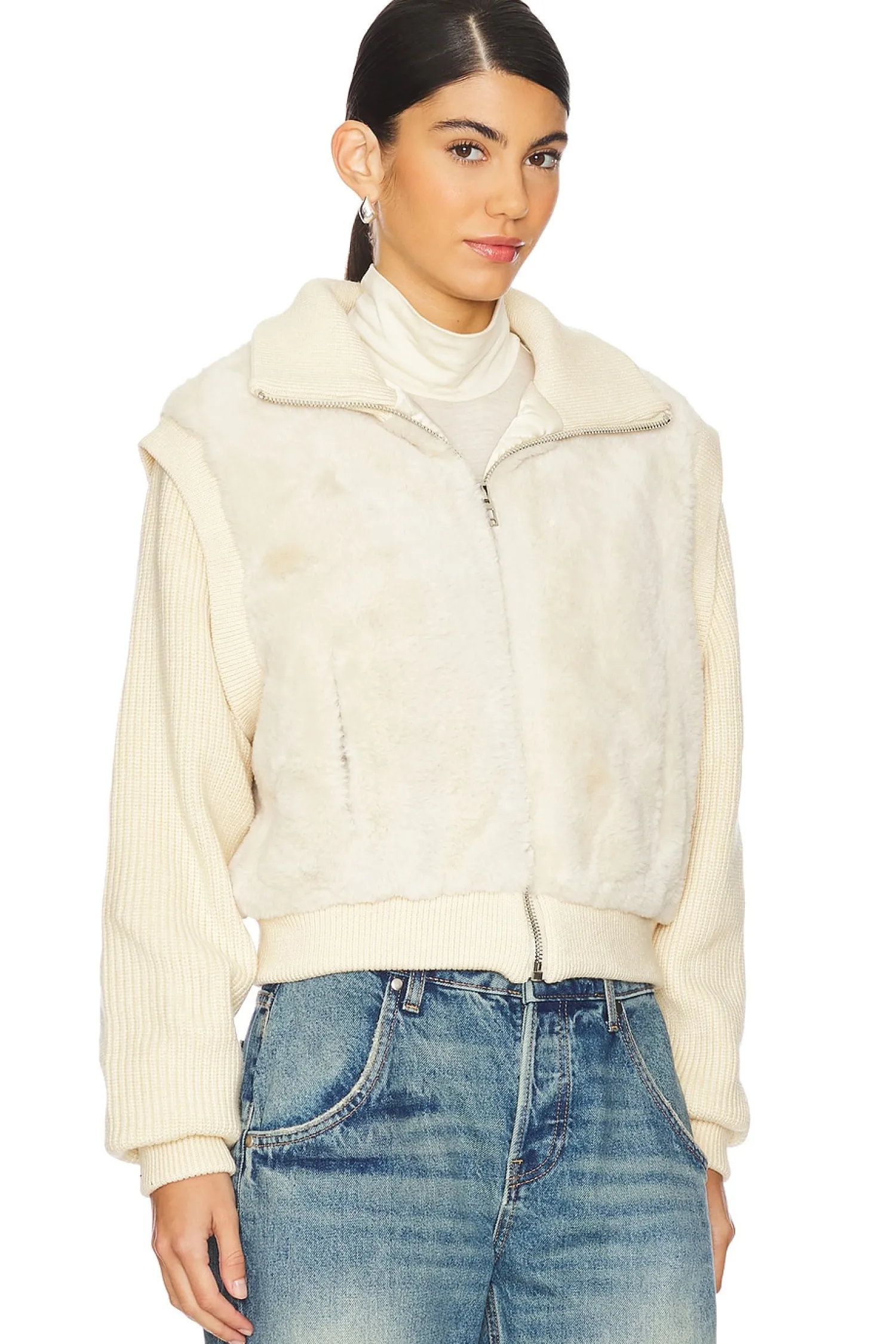 Women BLANKNYC Jackets & Coats>Faux Fur Jacket