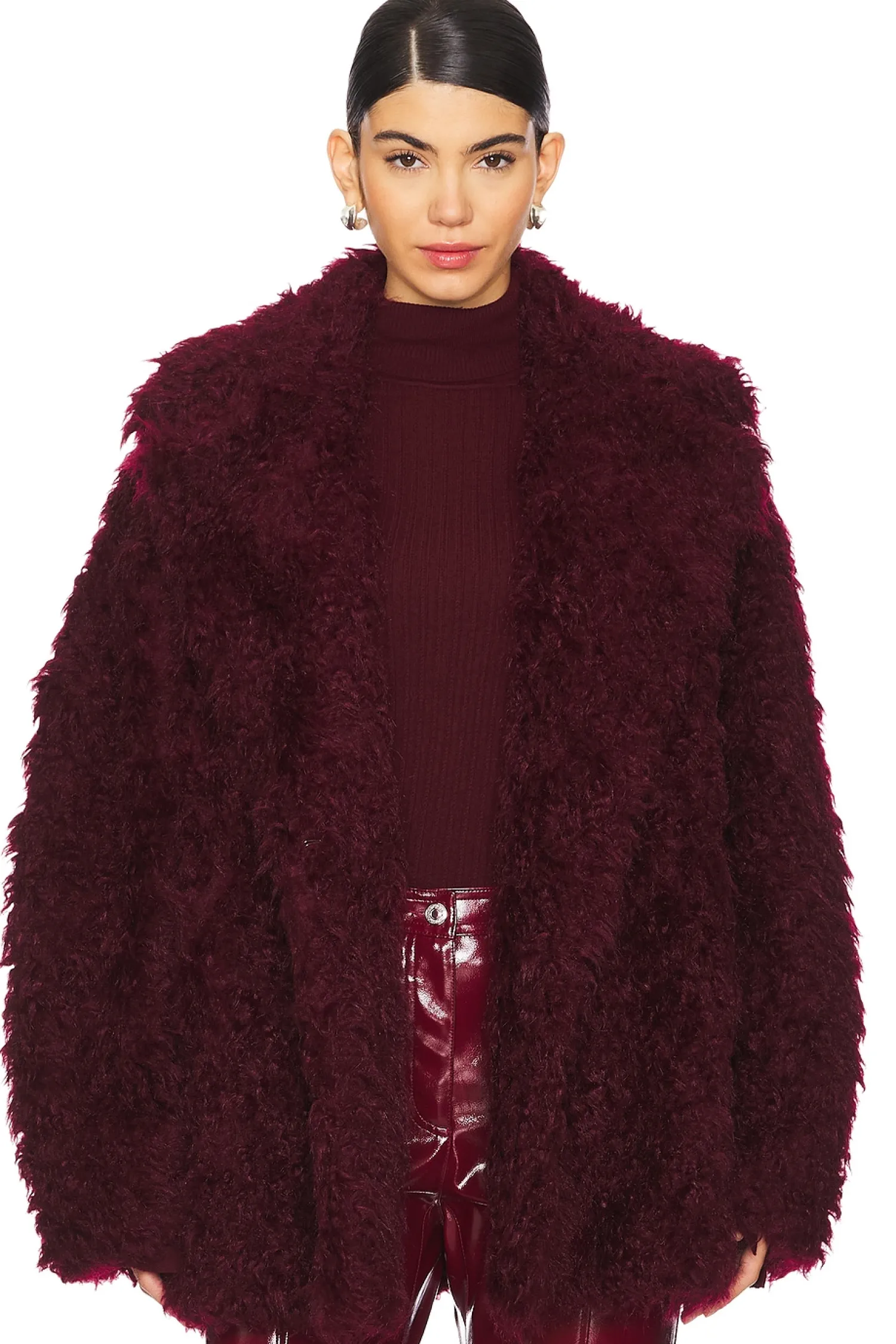 Women MSGM Jackets & Coats>Faux Fur Jacket