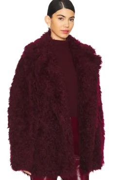 Women MSGM Jackets & Coats>Faux Fur Jacket