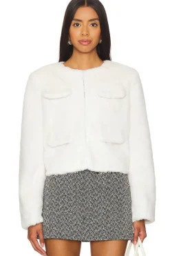 Women self-portrait Jackets & Coats>Faux Fur Jacket