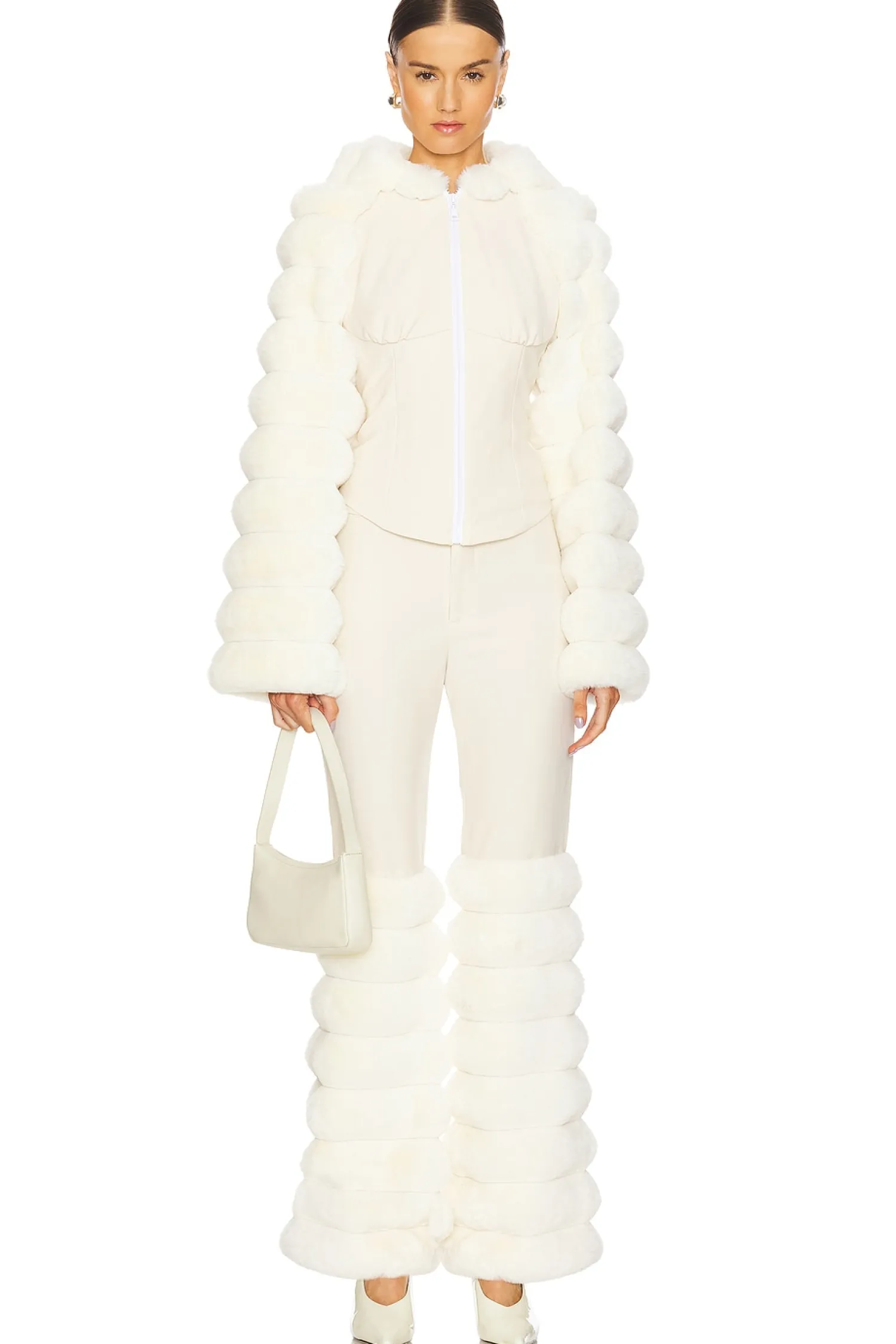 Women Kim Shui Pants>Faux Fur Pants