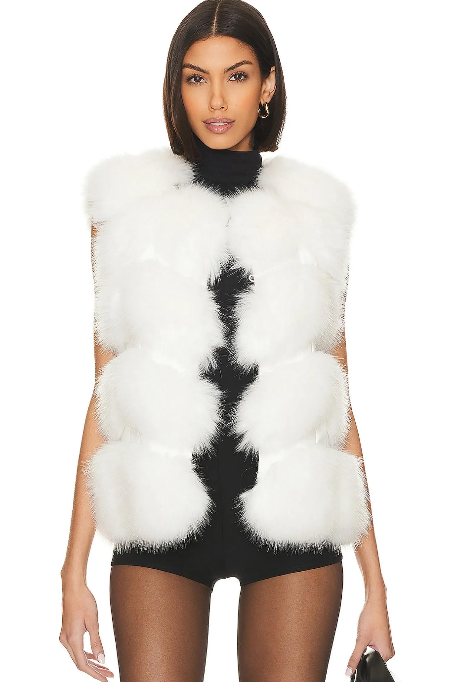 Women Adrienne Landau Jackets & Coats>Faux Fur Vest