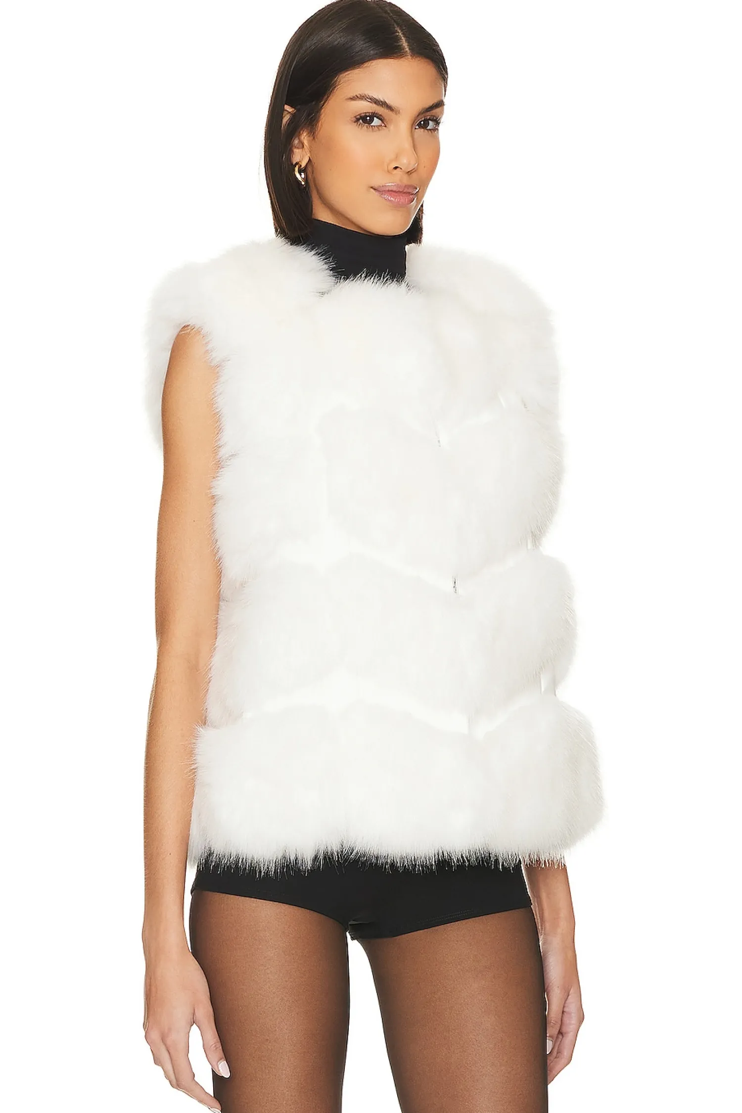 Women Adrienne Landau Jackets & Coats>Faux Fur Vest