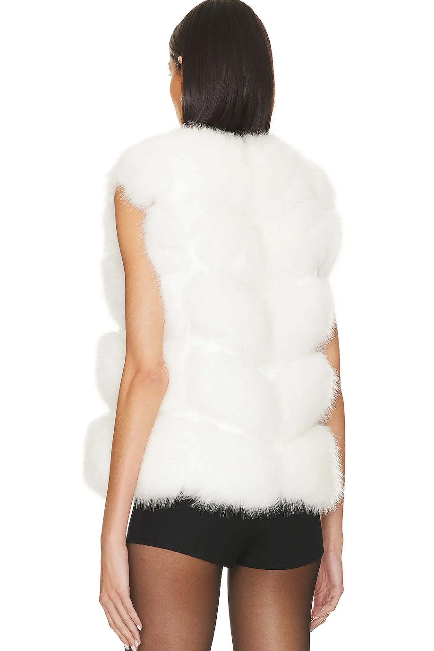 Women Adrienne Landau Jackets & Coats>Faux Fur Vest