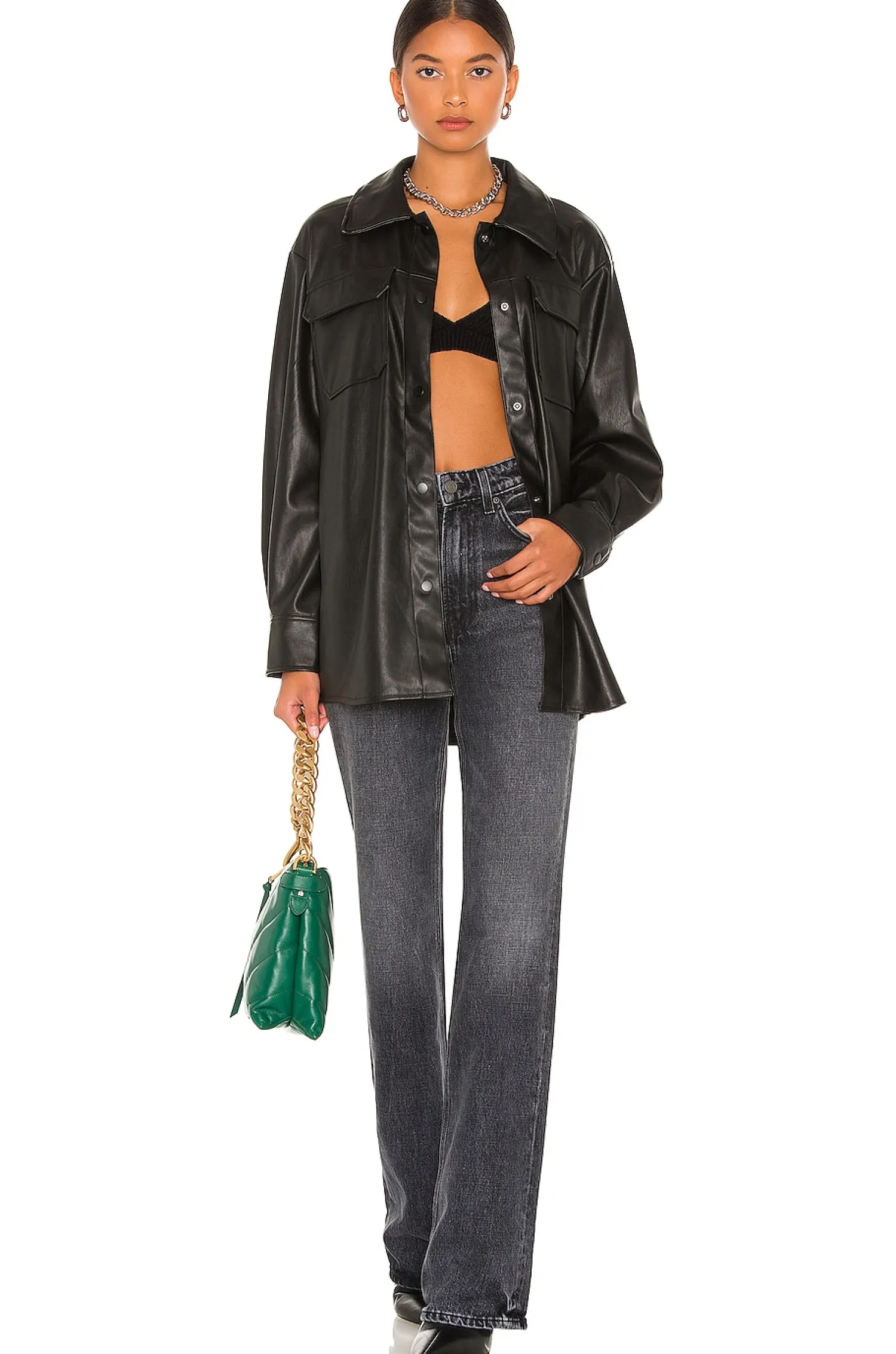 Women Steve Madden Jackets & Coats>Faux Good Measure Shacket