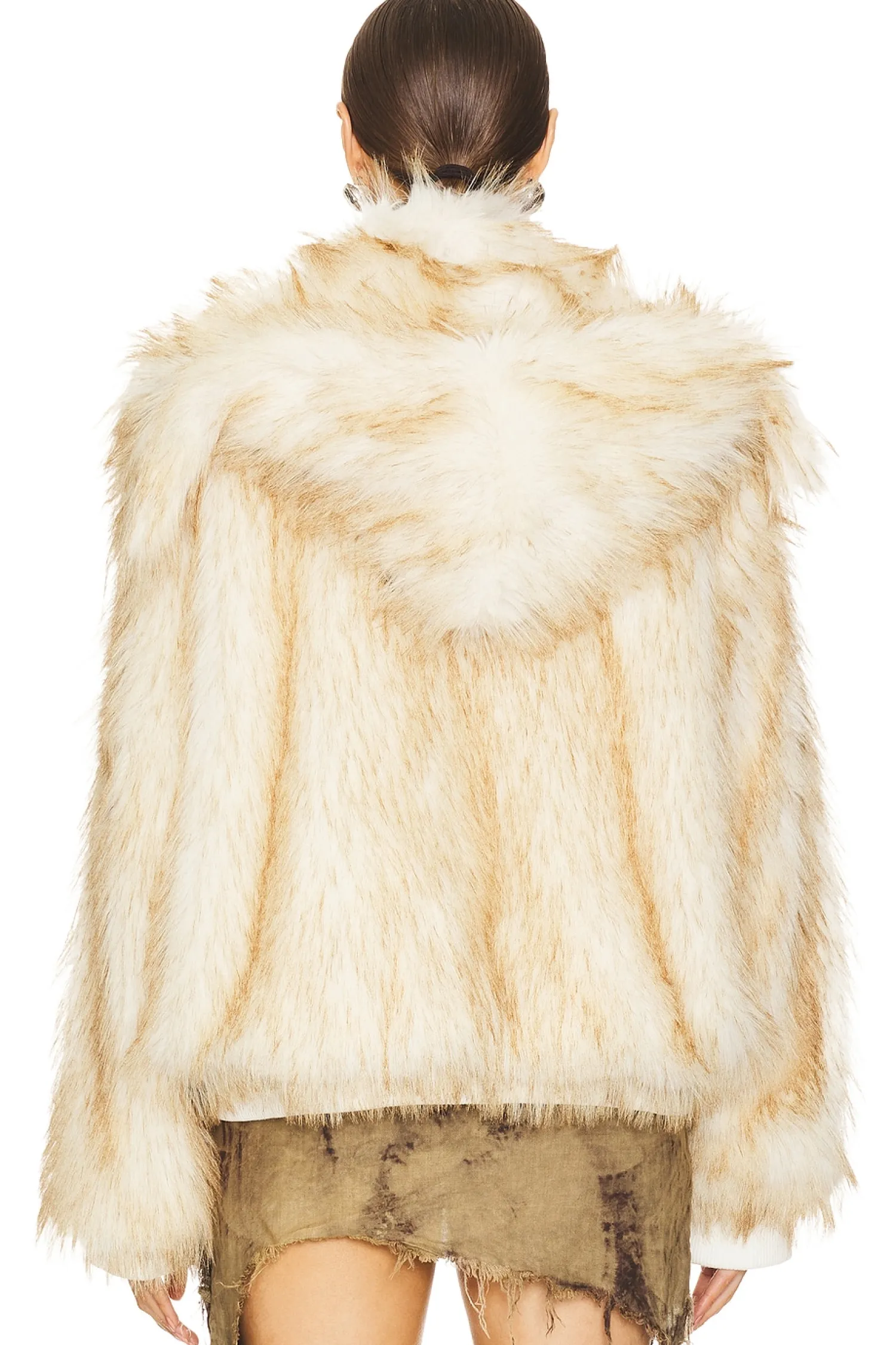Women MARRKNULL Jackets & Coats>Faux Hair Shearling Jacket