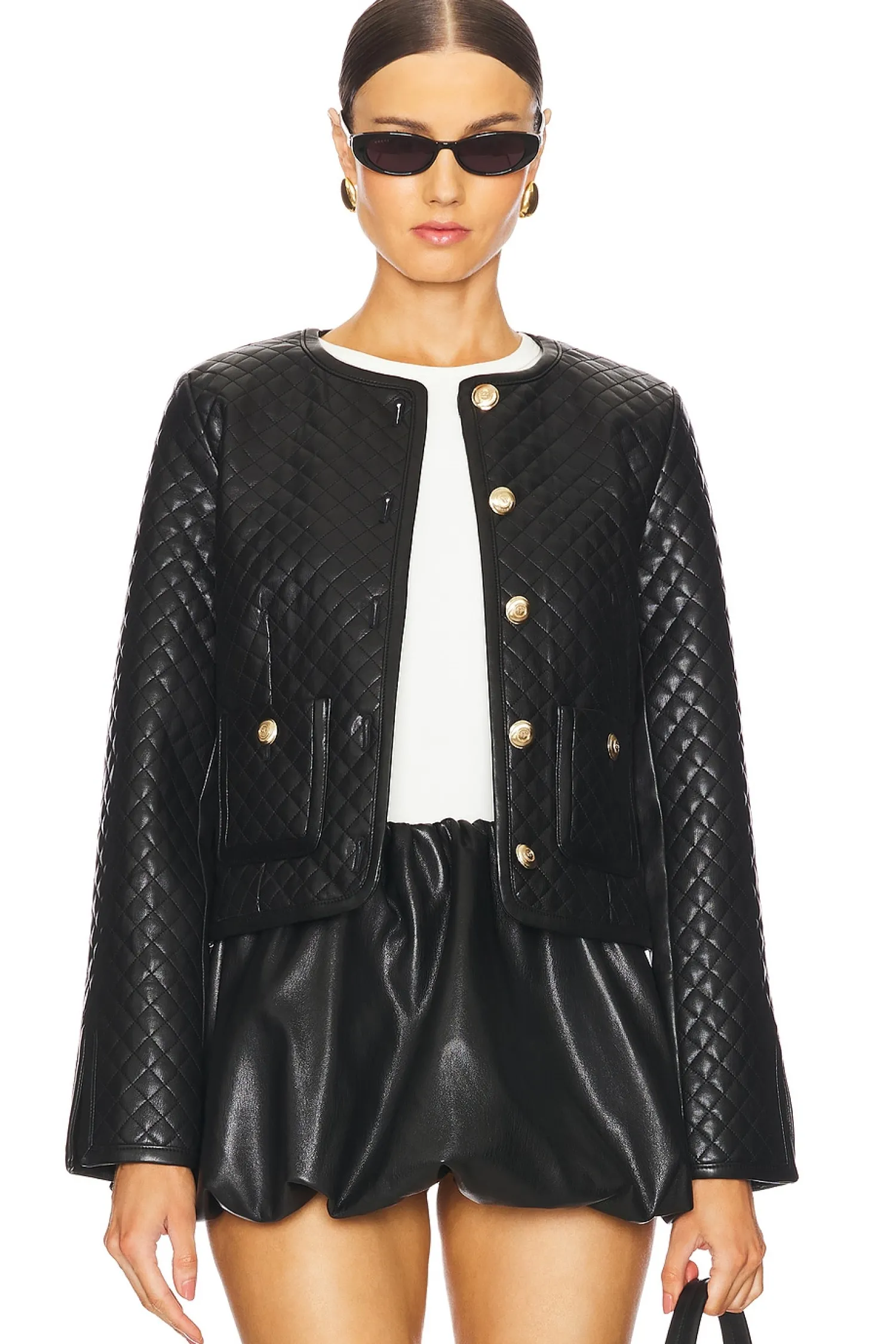 Women Cinq a Sept Jackets & Coats>Faux Leather Brooke Jacket