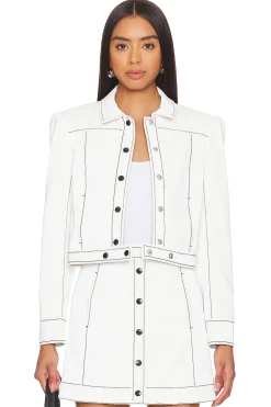 Women Cinq a Sept Jackets & Coats>Faux Leather Ciara Jacket