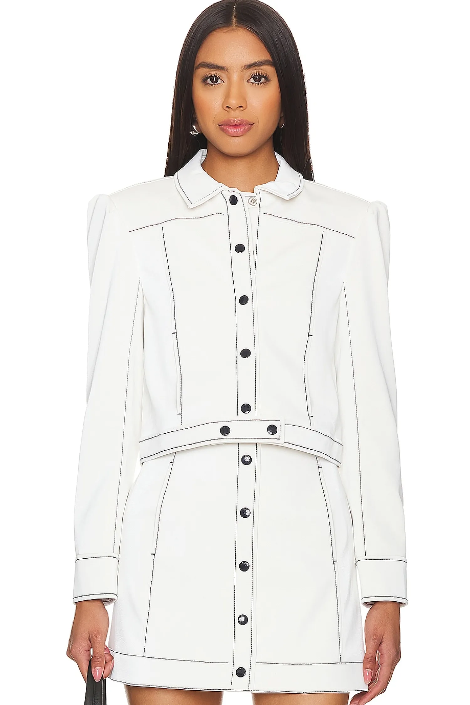 Women Cinq a Sept Jackets & Coats>Faux Leather Ciara Jacket