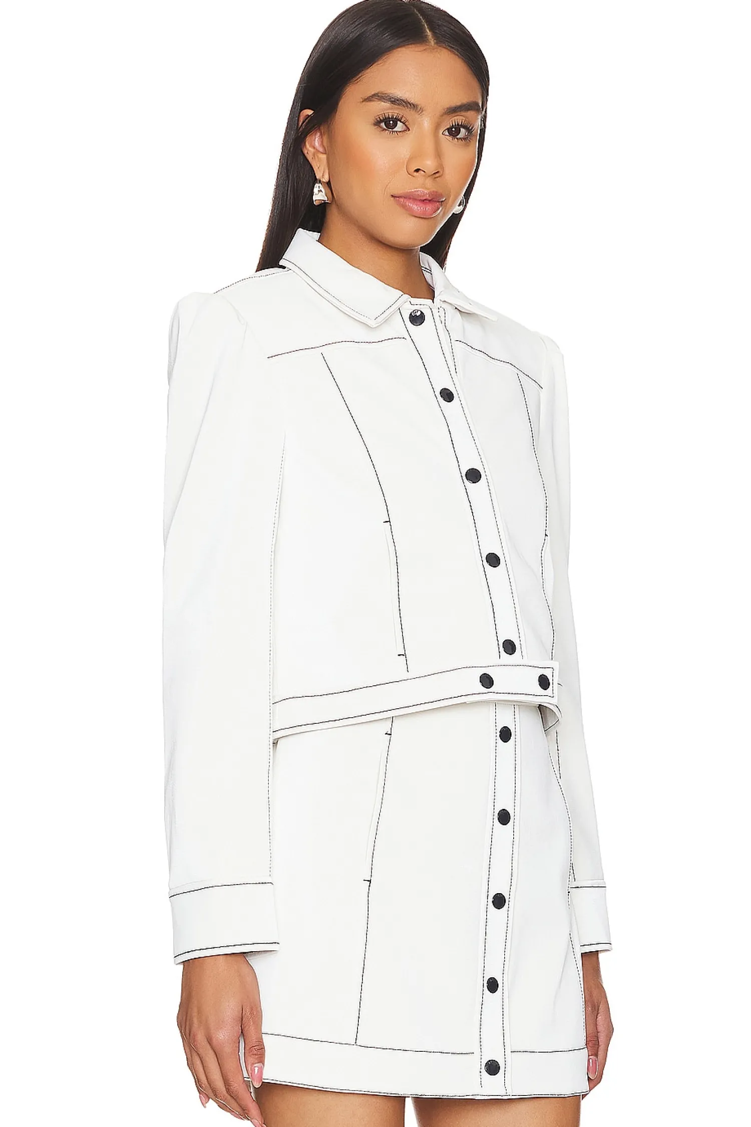 Women Cinq a Sept Jackets & Coats>Faux Leather Ciara Jacket