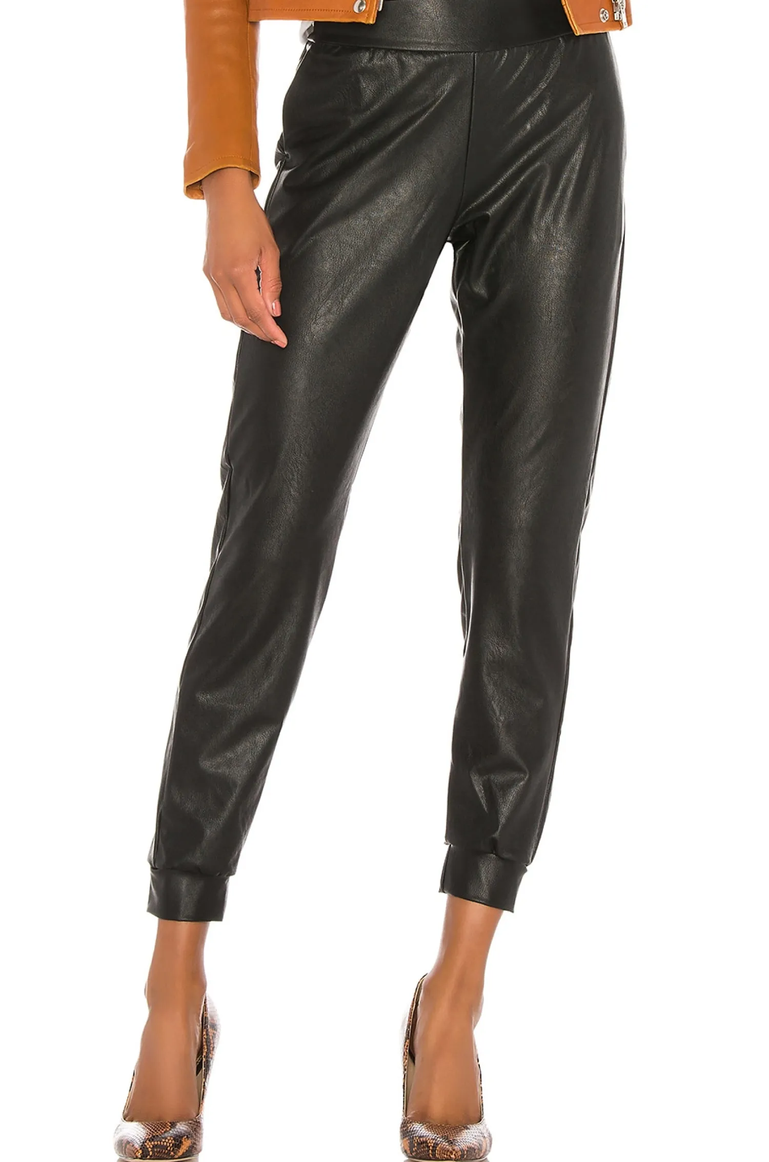 Women Commando Pants>Faux Leather Jogger