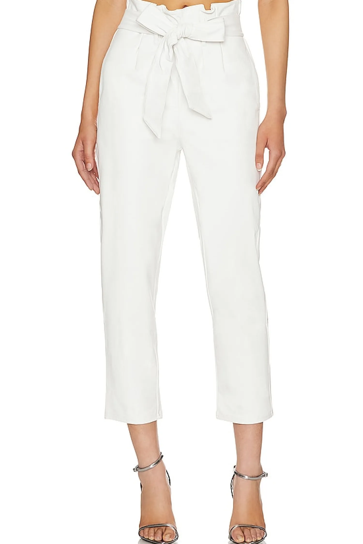Women Commando Pants>Faux Leather Paperbag Pant