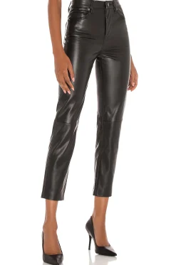 Women BLANKNYC Pants>Faux Leather Straight Leg Pant