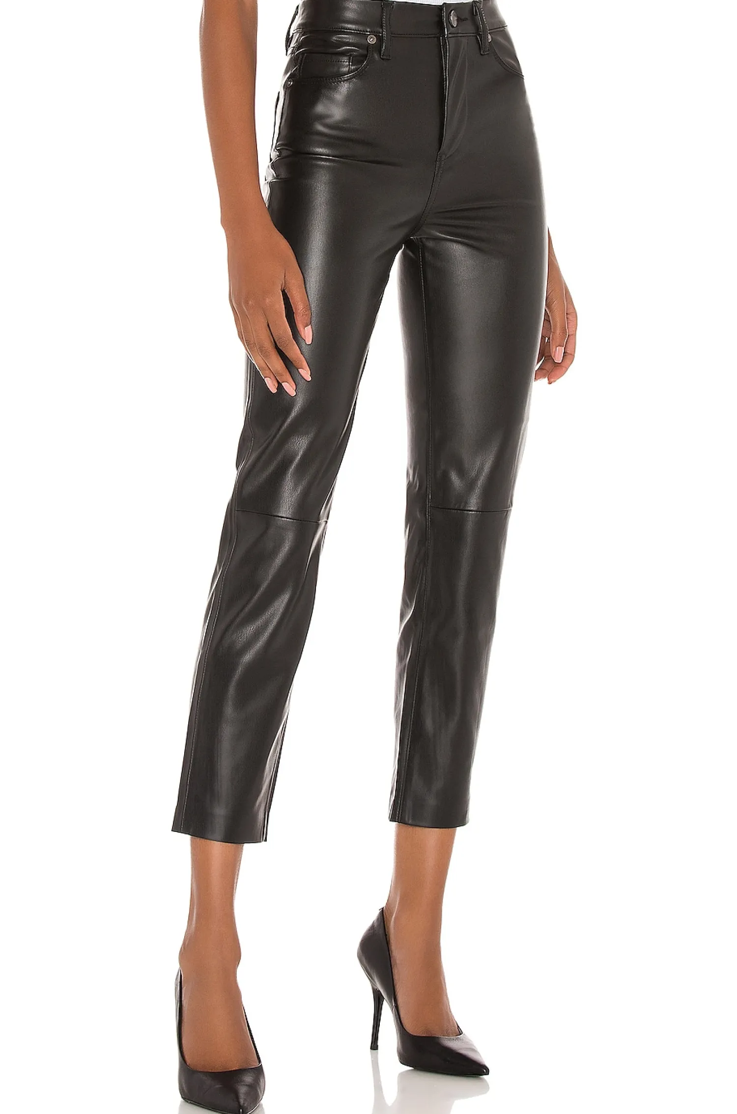 Women BLANKNYC Pants>Faux Leather Straight Leg Pant