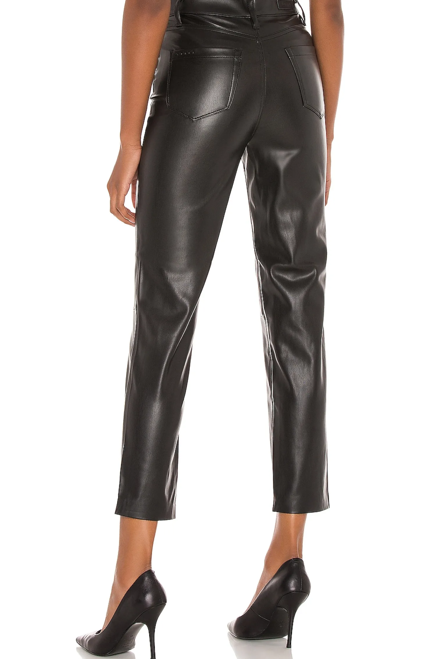 Women BLANKNYC Pants>Faux Leather Straight Leg Pant