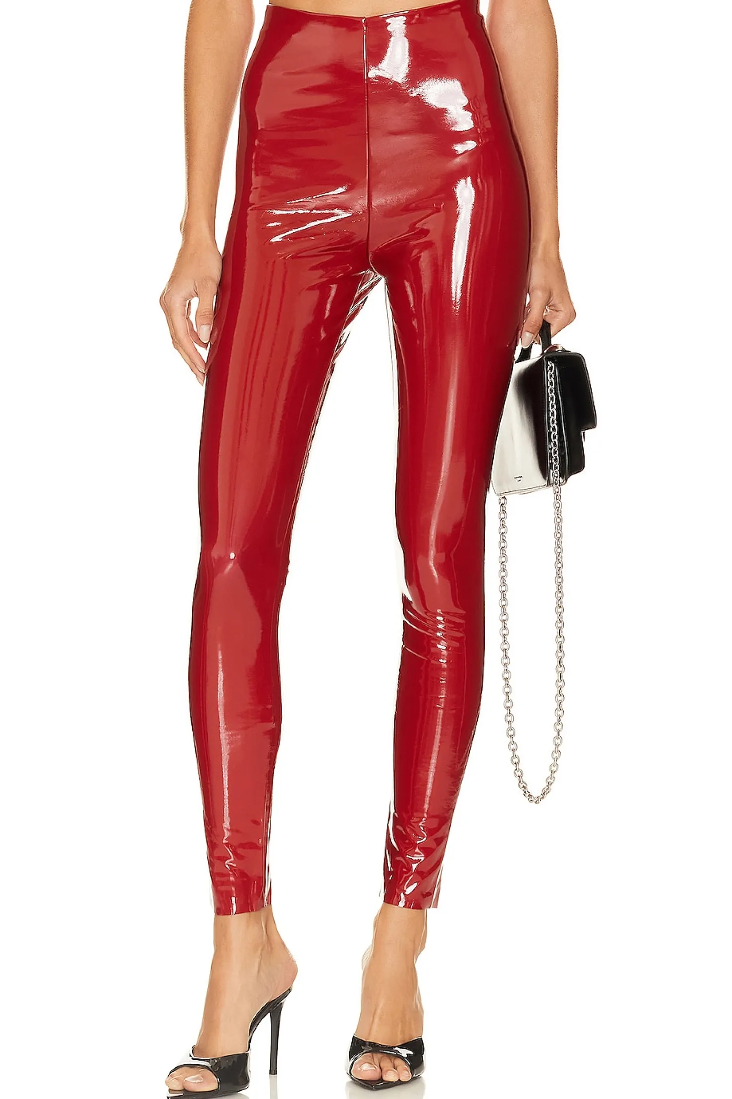 Women Commando Pants>Faux Patent Leather Legging