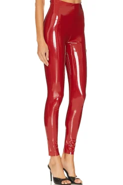 Women Commando Pants>Faux Patent Leather Legging