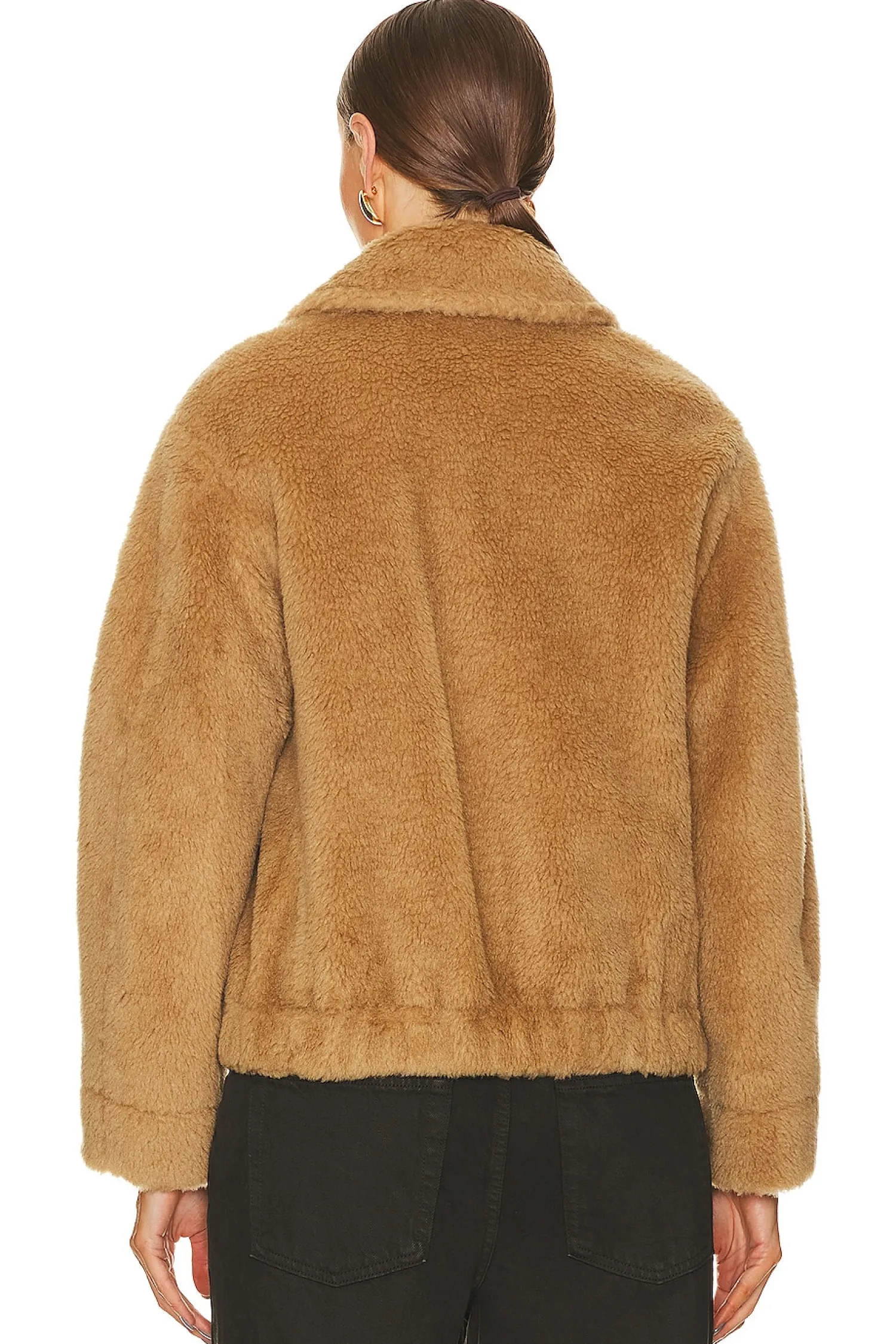 Women Vince Jackets & Coats>Faux Shearling Bomber Jacket