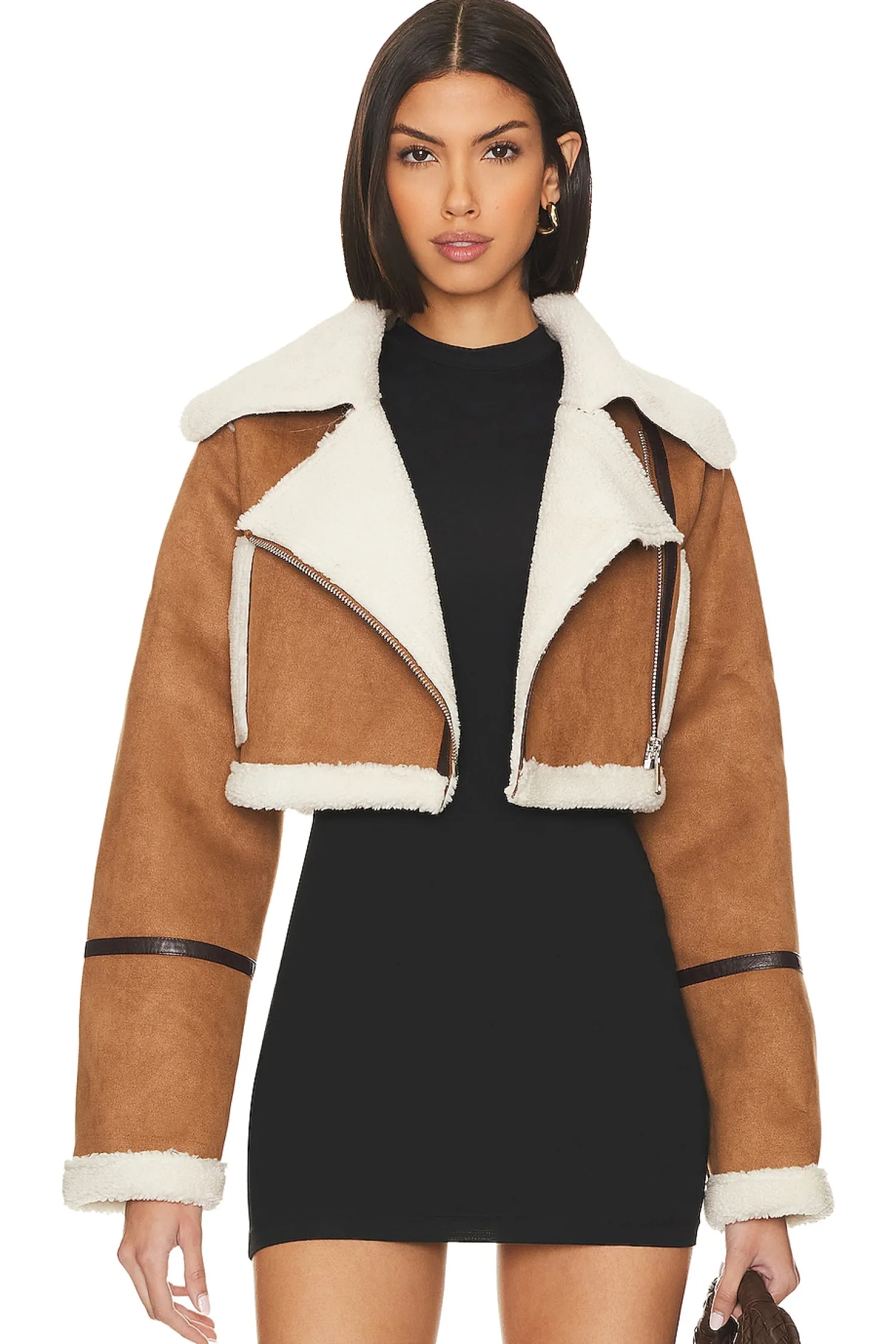 Women Adrienne Landau Jackets & Coats>Faux Shearling Jacket