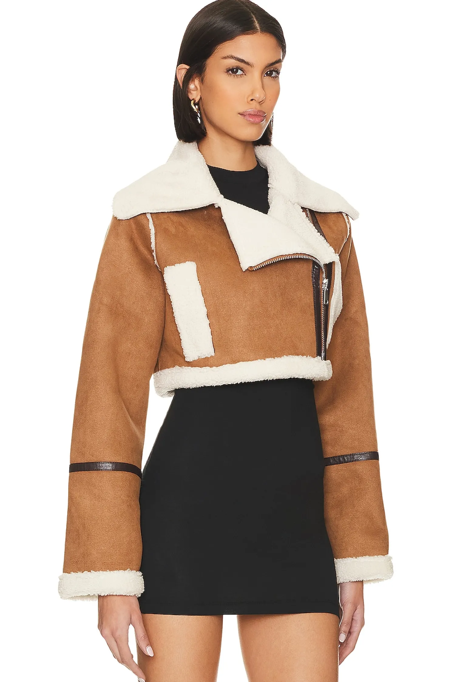 Women Adrienne Landau Jackets & Coats>Faux Shearling Jacket