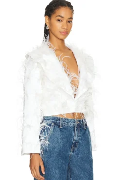 Women Onalaja Jackets & Coats>Feather Coat