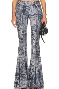Women Norma Kamali Pants>Fishtail Jean