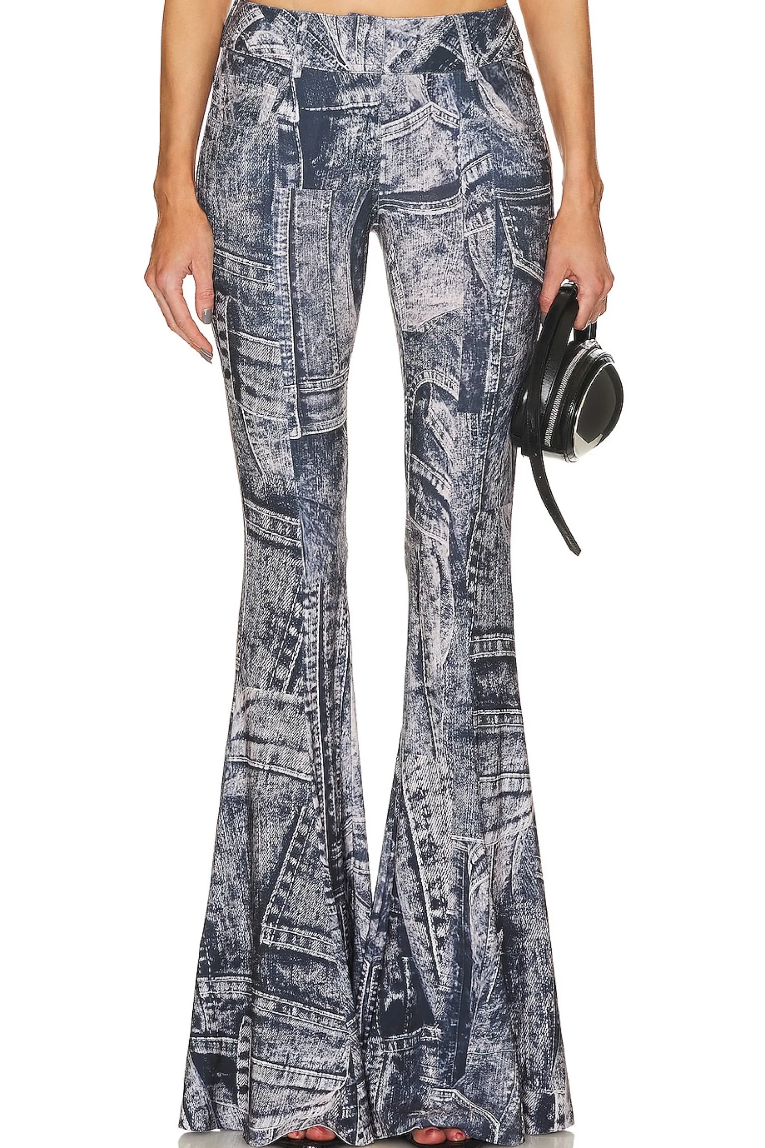 Women Norma Kamali Pants>Fishtail Jean