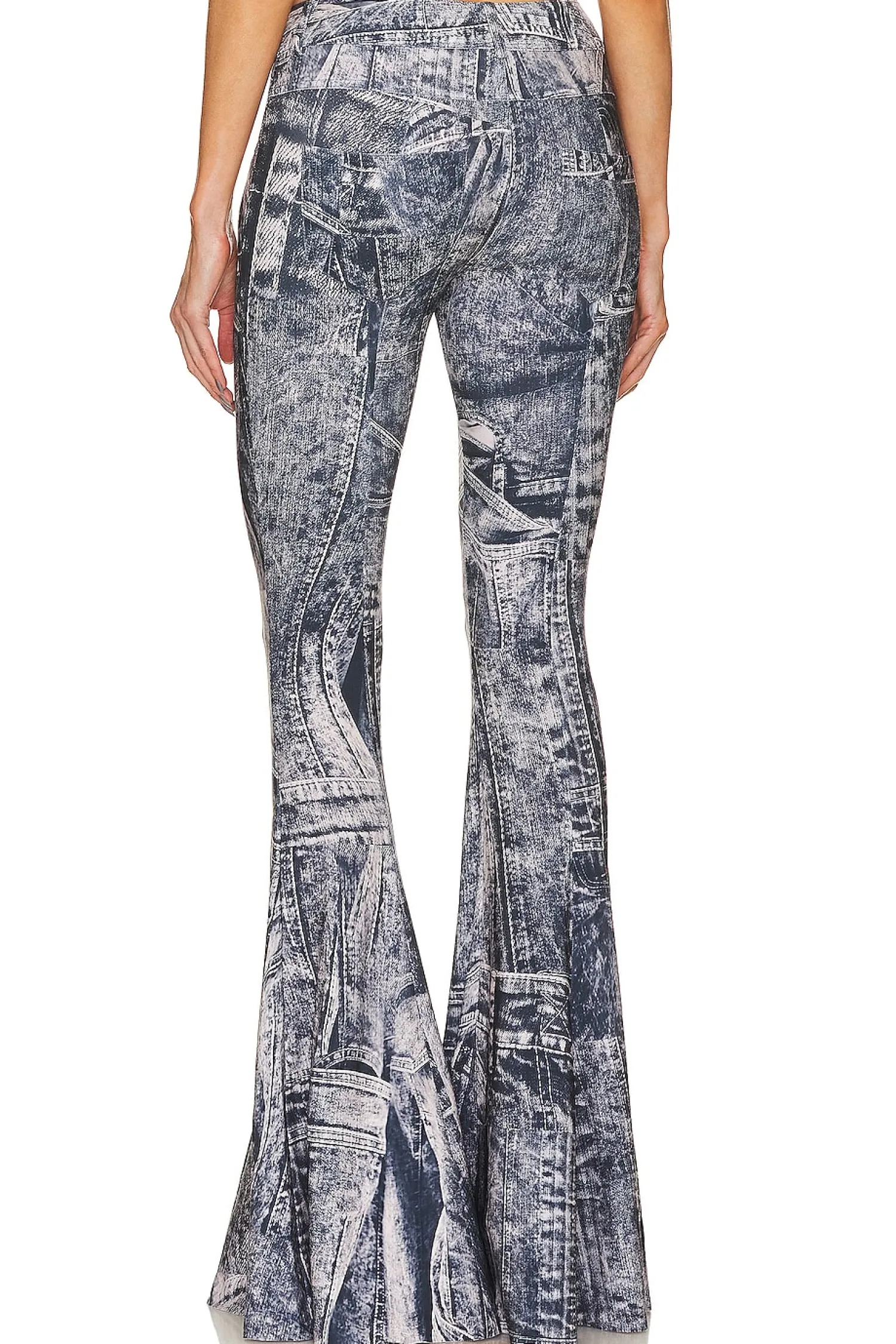 Women Norma Kamali Pants>Fishtail Jean