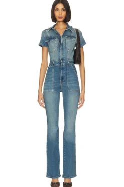 Women Good American Jumpsuits>Fit For Success Bootcut Jumpsuit