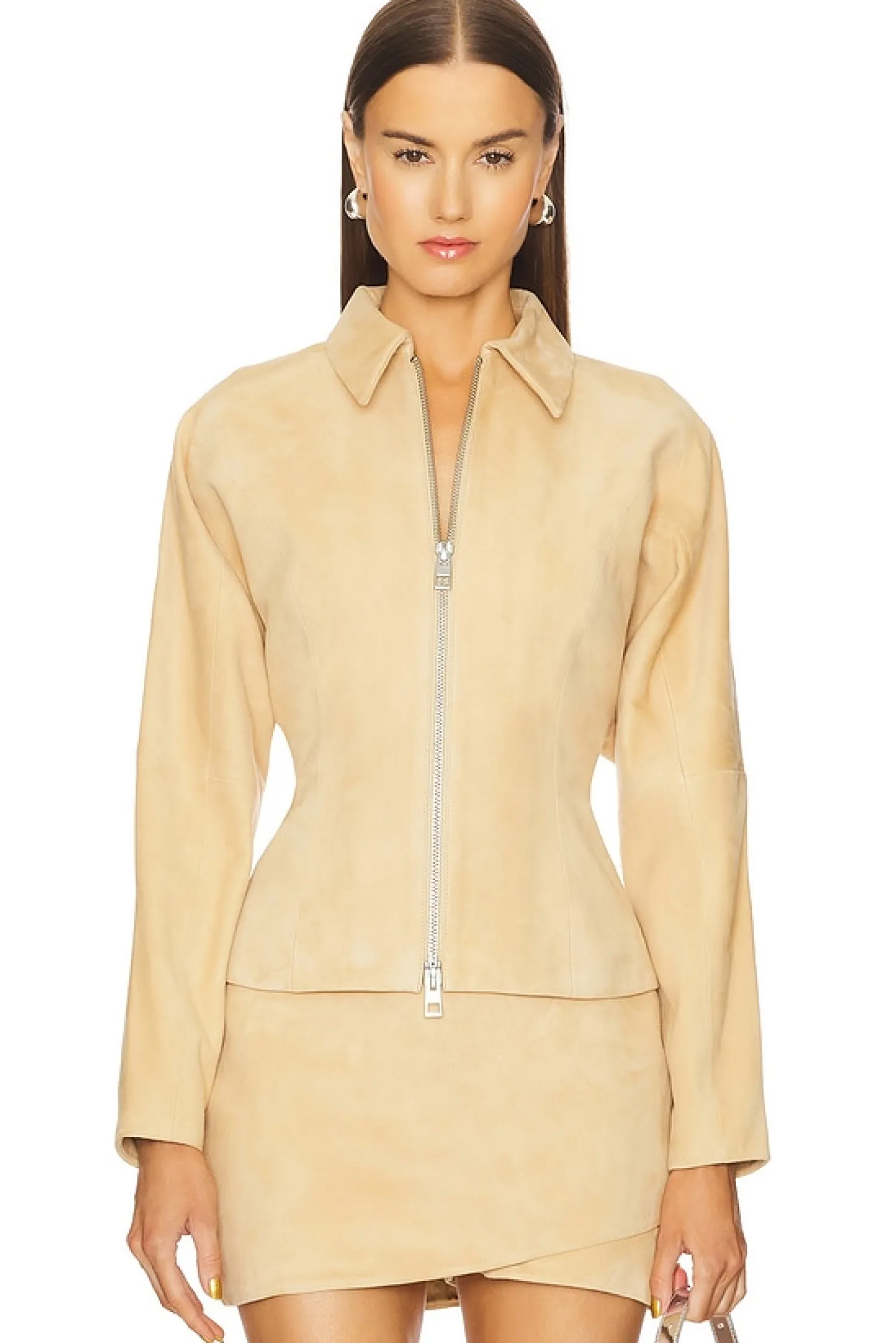 Women The Sei Jackets & Coats>Fitted Leather Jacket