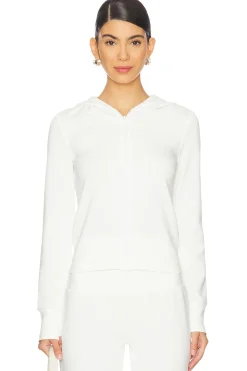 Women WeWoreWhat Loungewear>Fitted Zip Up Hoodie