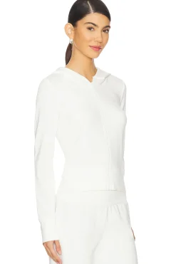 Women WeWoreWhat Loungewear>Fitted Zip Up Hoodie