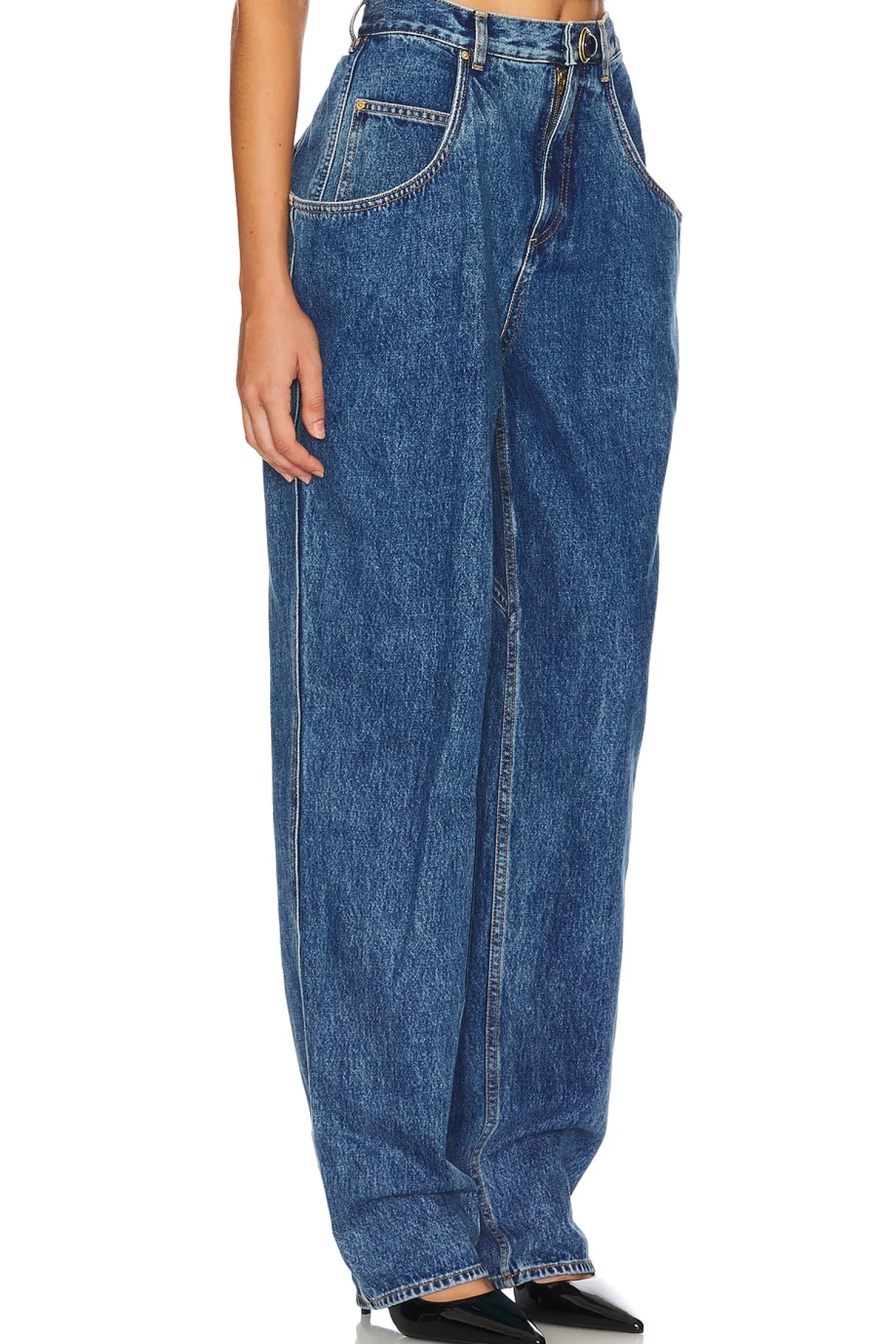 Women AREA Matching Sets>Flare Pocket Wide Leg