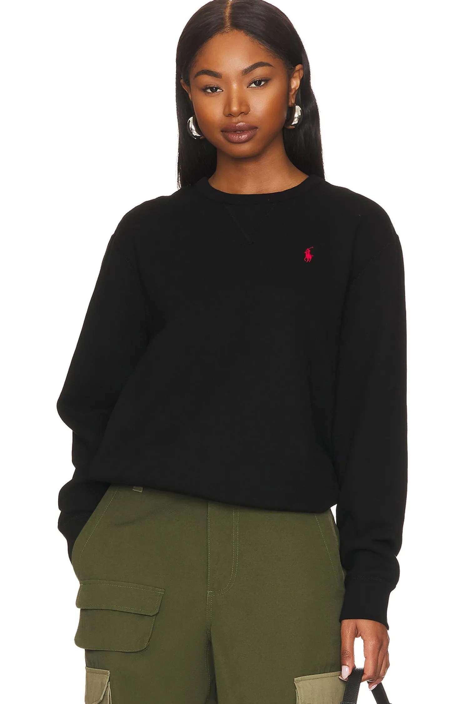 Women Polo Ralph Lauren Loungewear>Fleece Crewneck