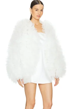 Women SELEZZA LONDON Jackets & Coats>Fleur Tulle Bomber