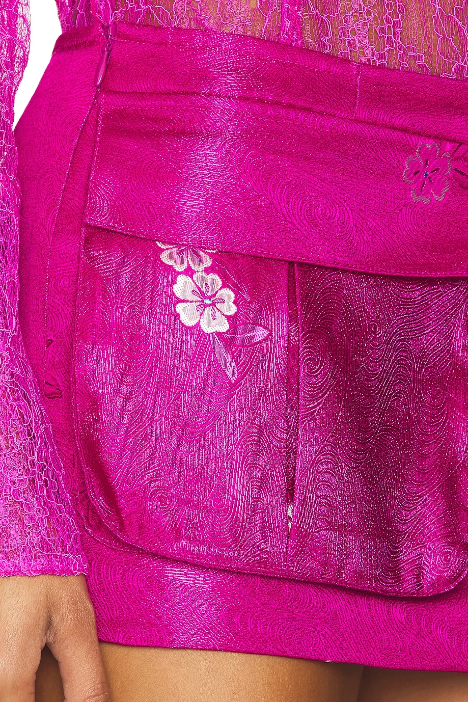 Women Kim Shui Matching Sets>Floral Micro Skort