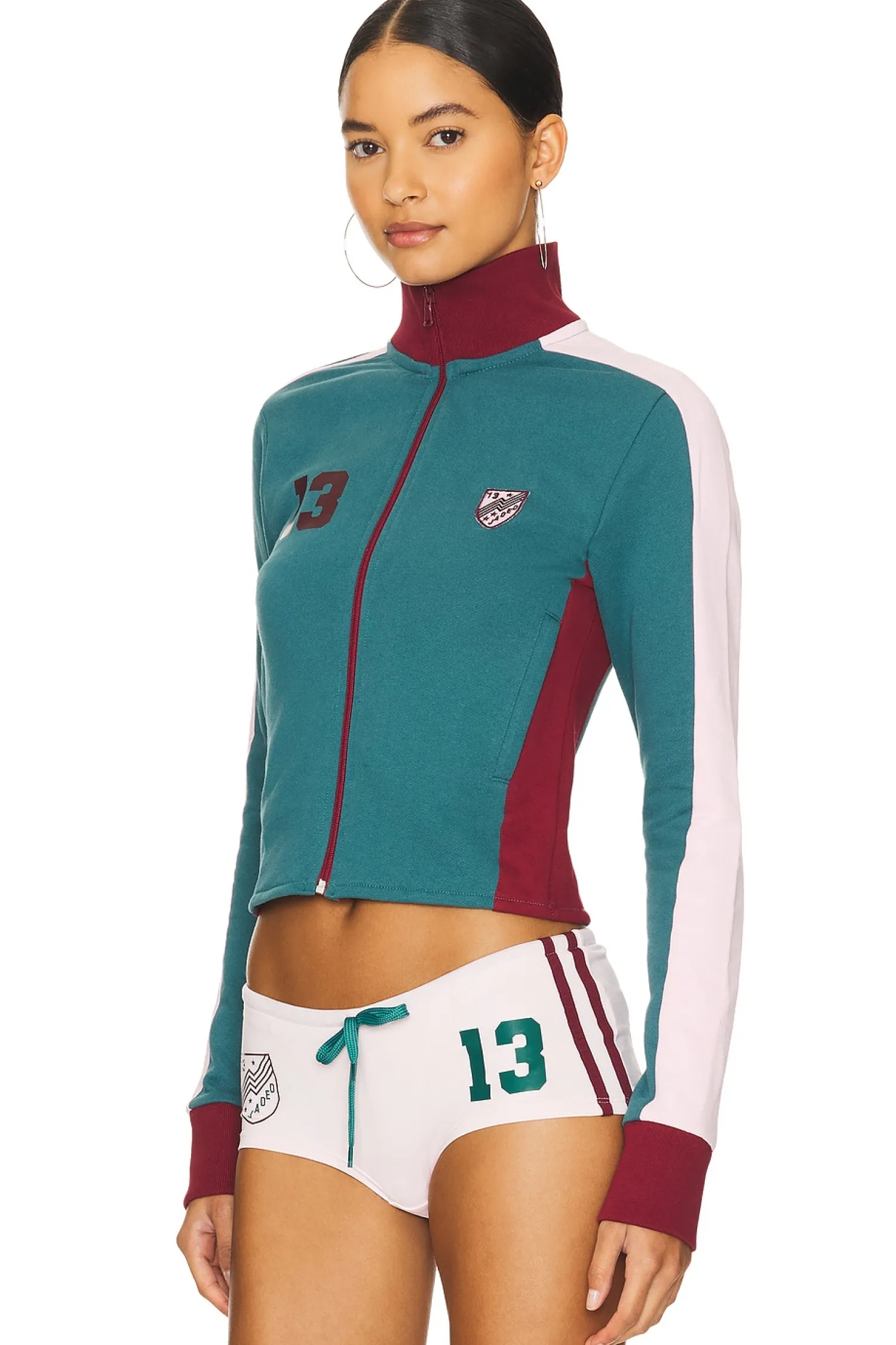 Women Jaded London Jackets & Coats>Football Zip Track Top