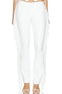 Women Norma Kamali Matching Sets>Fringe Boot Leg Jean