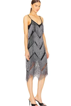 Women fleur du mal Dresses>Fringe Midi Dress