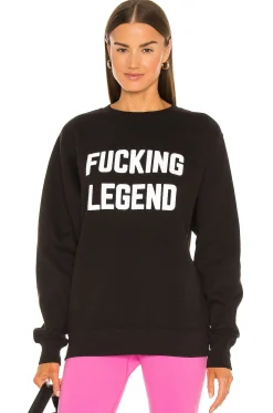 Women DEPARTURE Loungewear>Fucking Legend Crew Neck Sweatshirt