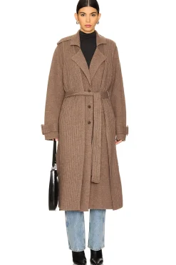 Women NAADAM Jackets & Coats>Full Length Two Piece Knit Coat