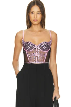 Women fleur du mal Lingerie & Sleepwear>Gabrielle Longline Bra Top