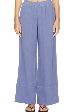 Women MONROW Pants>Gauze Wide Leg Pant