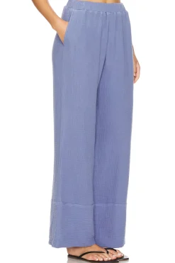 Women MONROW Pants>Gauze Wide Leg Pant
