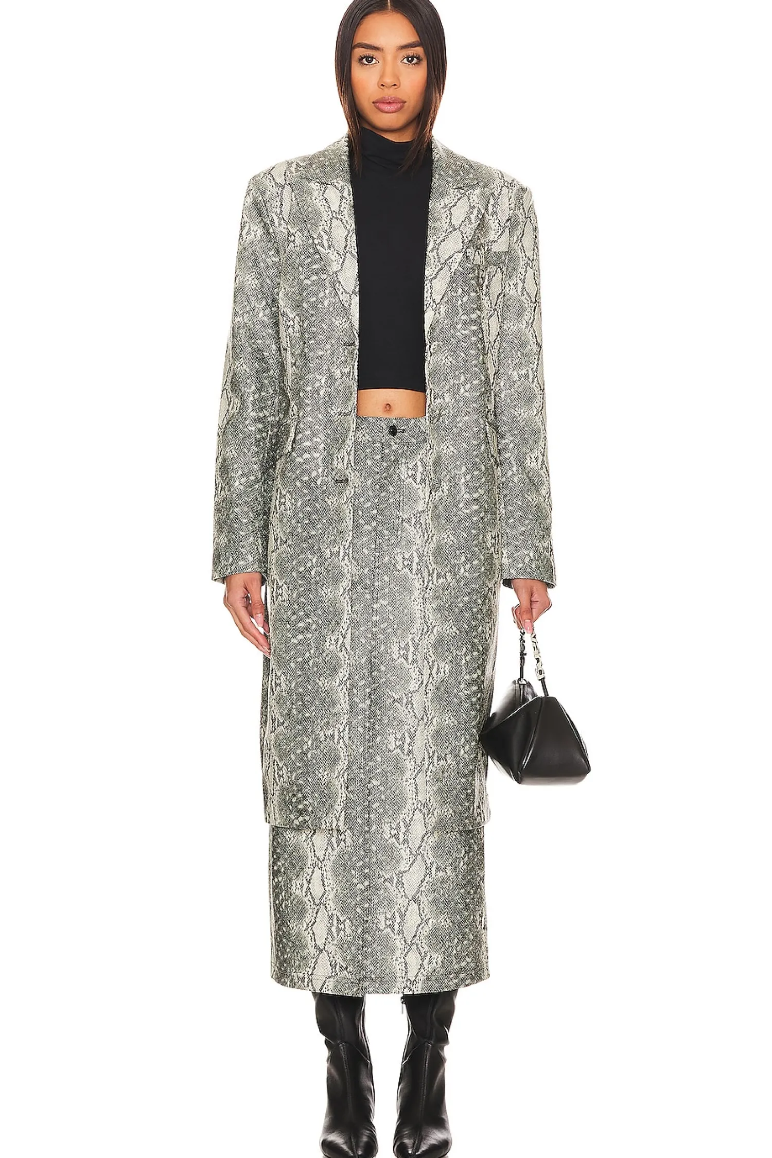 Women Steve Madden Jackets & Coats>Gemini Faux Leather Coat
