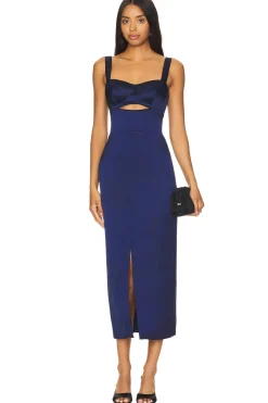 Women NICHOLAS Dresses>Gia Corset Midi Dress