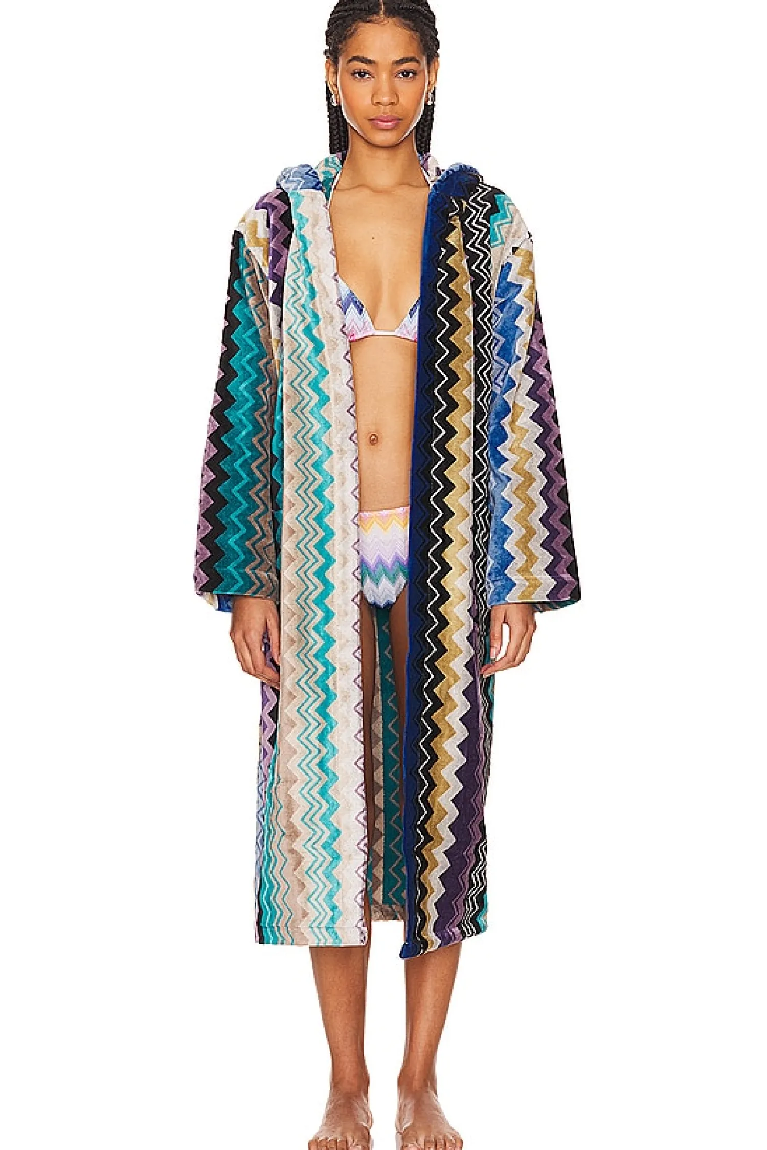 Women Missoni Home Lingerie & Sleepwear>Giacomo Hooded Bathrobe