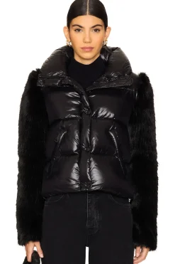 Women SAM. Jackets & Coats>Gianna Faux Fur Trim Jacket