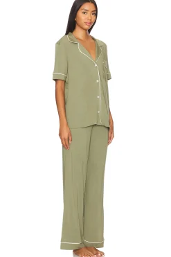 Women eberjey Lingerie & Sleepwear>Gisele Short Sleeve Pant PJ Set