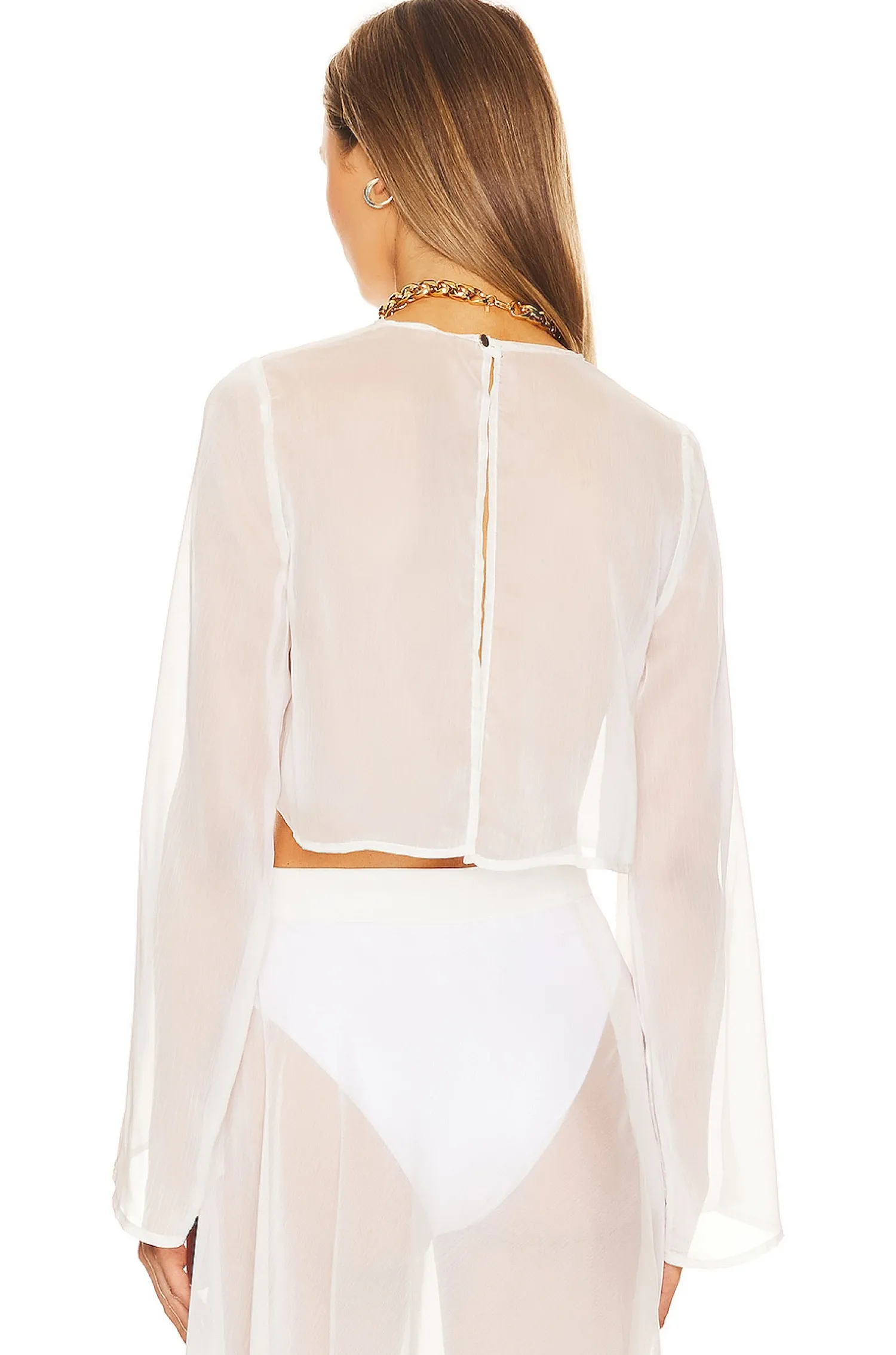 Women Shani Shemer Matching Sets>Grace Cropped Shirt